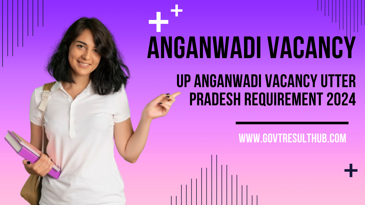 anganwadi vacancy