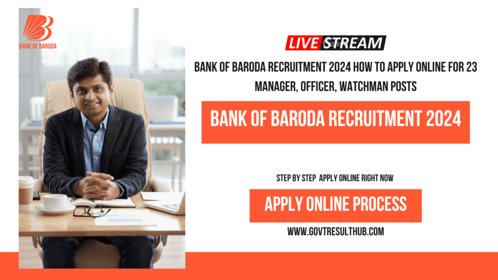 Bank of Baroda Recruitment