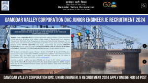 Read more about the article Damodar Valley Corporation Recruitment DVC Junior Engineer JE 2024 Apply Online for 64 Post