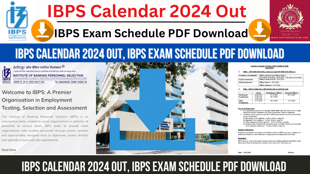 IBPS Calendar 2024