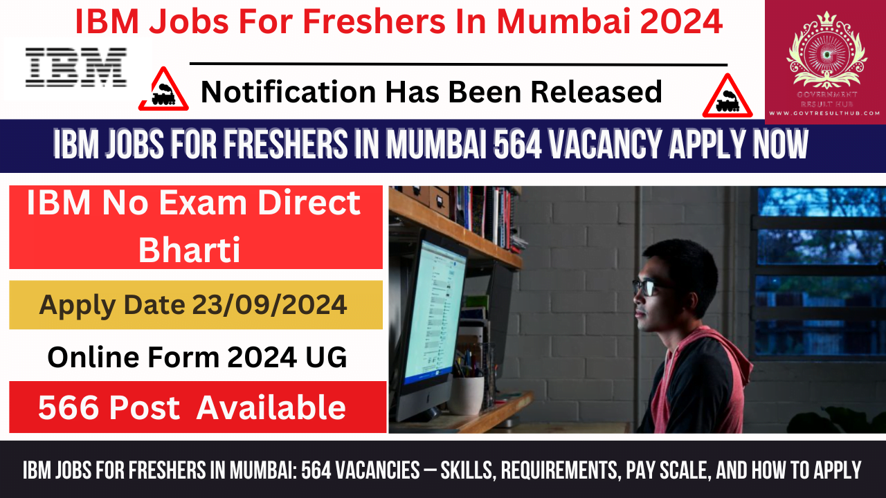 You are currently viewing IBM Jobs for Freshers in Mumbai: 564 Vacancies – Skills, Requirements, Pay Scale, and How to Apply