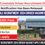 ITBP Constable Recruitment 2024 Driver Vacancy Apply Online