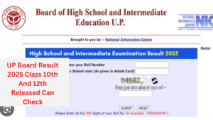 Read more about the article UP Board Result 2025 Class 10th And 12th Released Can Check @https://upresults.nic.in/ Here UPMSP